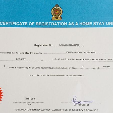 Bee Nest Bed & Breakfast Negombo Ngoại thất bức ảnh